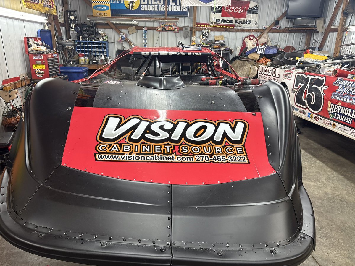 billy_75e's tweet photo. Despain Motorsports would like to thank Visions Cabnet source for there support in 2026 we greatly appreciated is and to all our sponsors https://t.co/4rd6ewd4Sw
