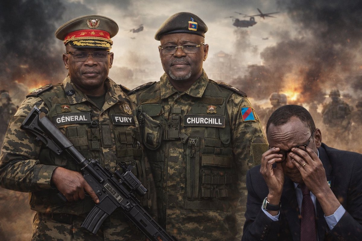 🚨🚨 URGENT, GÉNÉRAL FURY (JULES BANZA) ET CHURCHILL (<a href="/GuyKabombo/">GKM@KABOMBO</a> ) NE BLAGUENT PLUS 🔥🇨🇩

🟥🟨🟦 GÉNÉRAL FURY (Jules Banza ) ET LE MINISTÈRE DE LA DÉFENSE PASSENT À LA VITESSE SUPÉRIEURE.

Deux hommes qui parlent peu… mais qui frappent fort.

👉 Plusieurs milliers de nouveaux