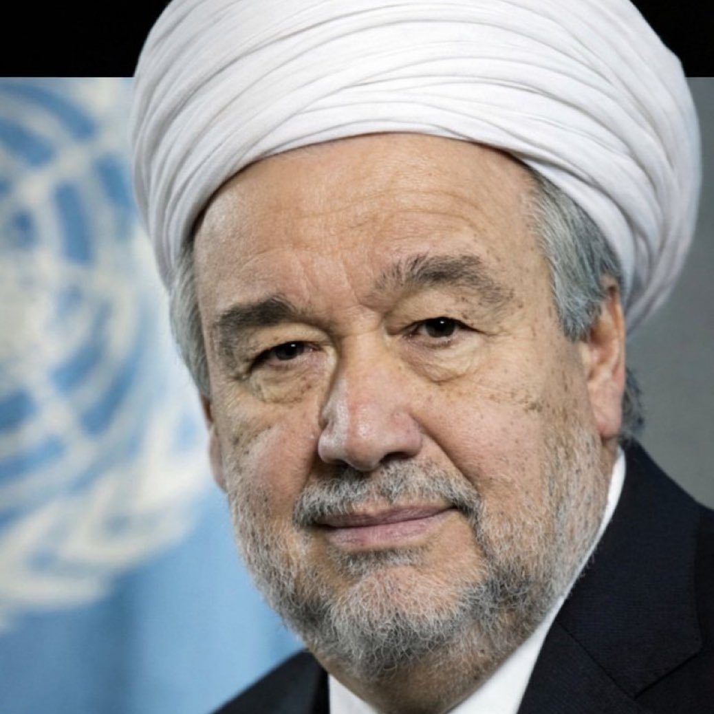 Just like the ayatollahs in Iran, this UN General ayatollah provided Hamas and Hezbollah with diplomatic support, aid, equipment, and billions of dollars via UNRWA and UNIFIL.

He is a war criminal too, just like the butcher of Iran, Khamenei, who faced