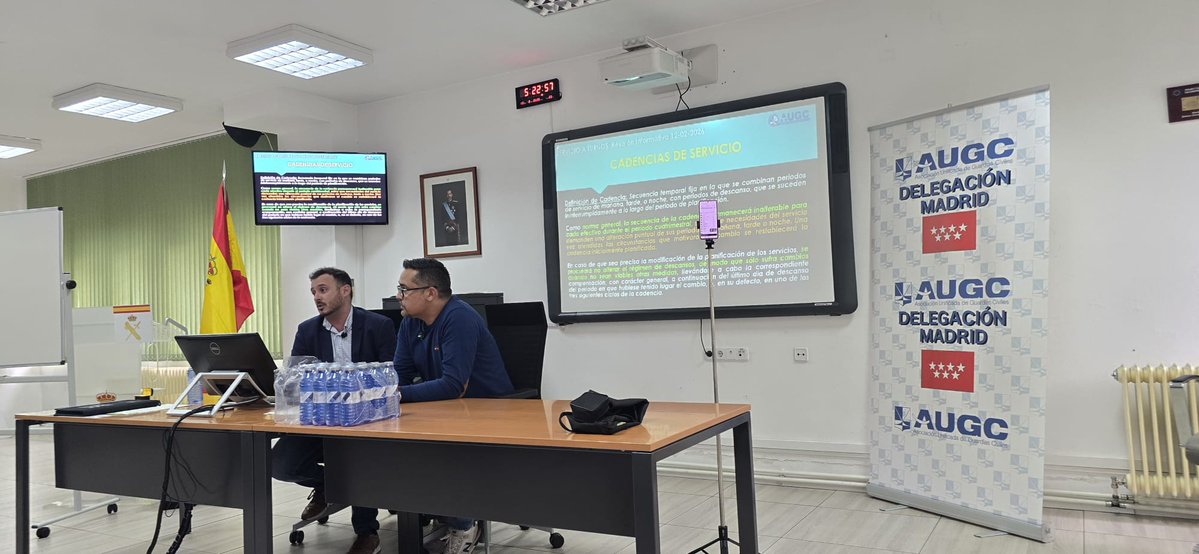 Desde <a href="/AUGCMADRID/">AUGC Madrid</a> damos las gracias a Carlos y Raúl, ponentes y a todos los asistentes que hicieron un gran esfuerzo desde numerosas Delegaciones en asistir a la charla de los turnos y también a los que se conectaron a través del enlace de conexión. 
Muchísimas gracias a todos.