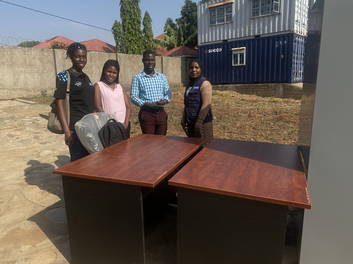 ndyan24's tweet photo. Received office equipments from @PlanUganda today. NDYAN is so grateful for the continuous support and encouragements https://t.co/Qf0l6OBiP2