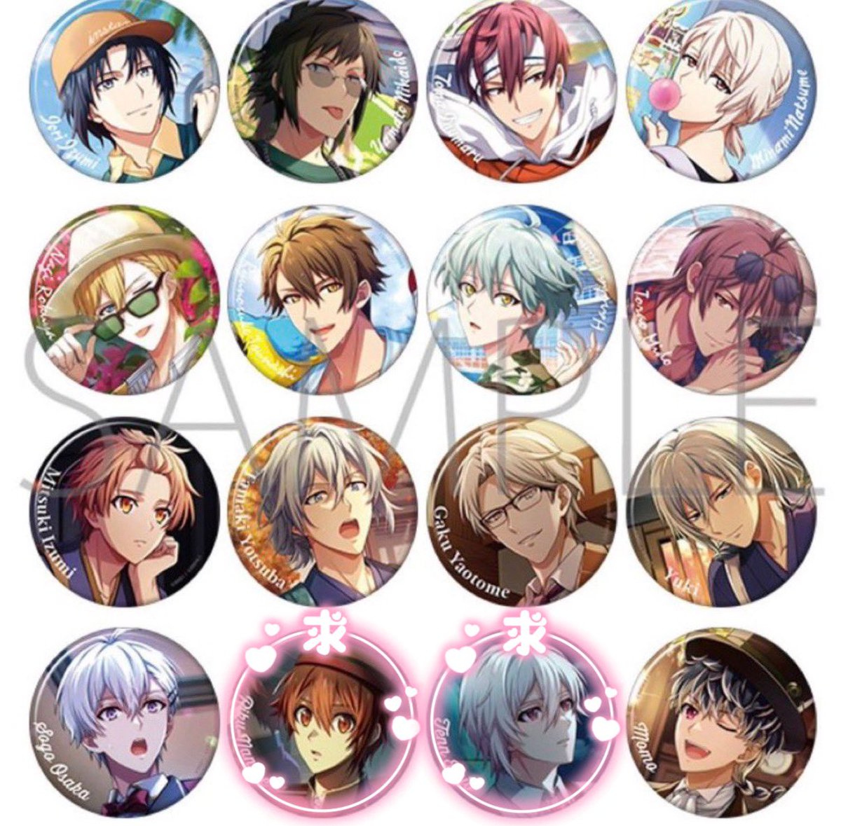 アイドリッシュセブン アイナナ ドラマコレクション ドラコレ 缶バッジ