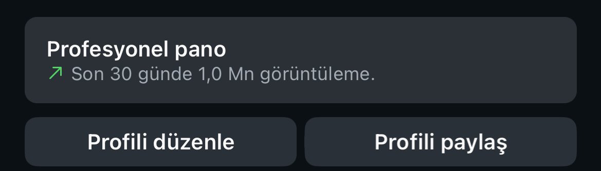 Öylesine açtığım 2 haftalık hesabım