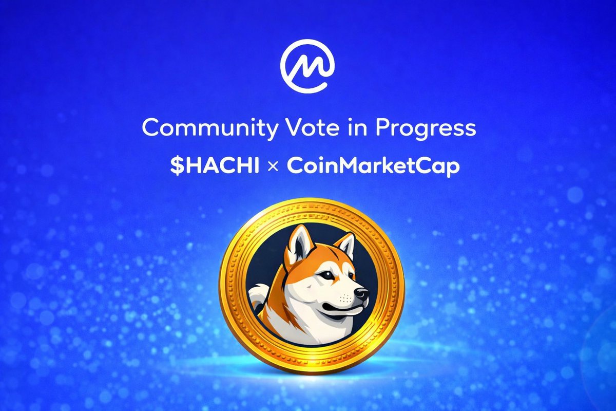 solkenzoo's tweet photo. 🚨BREAKING: Only a few votes left before $HACHI can be listed on CoinMarketCap. 👀

Community voting is already live and the $HACHI community is pushing hard to reach the final threshold. 🚀
https://t.co/tubE9TRblX

This is a crucial moment that could define the next phase of the project.

A CoinMarketCap listing would bring major visibility, new holders, higher trust, and stronger market attention to $HACHI. It’s one of the biggest steps for any growing crypto community.

On top of that, every participant in the voting receives up to 0.15 $SOL as a bonus — a great incentive to support the project and help it grow.

If you’re holding $HACHI, now is the time to step in and push it over the line. 🚀

#HACHI #CoinMarketCap #Solana #CryptoNews #SOL