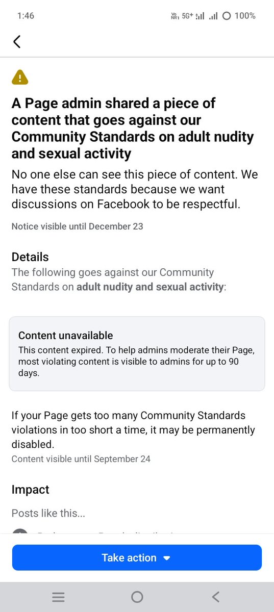 murselim09's tweet photo. Dear @facebook @Meta @facebook False "Adult Nudity" warning on my page!
✅ 25K Followers
✅ 762K+ Views (28 days)
My content is 100% clean. Please remove this violation.
Page: [ https://t.co/gRSNC0YUhL ]
#MetaSupport #facebookcreator https://t.co/yb3eFRoMvJ
