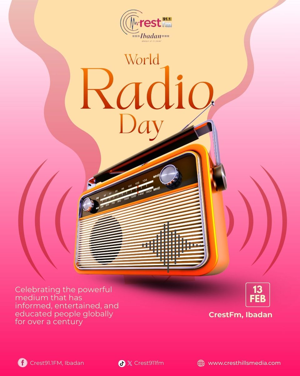 CREST91.1 FM IBADAN tweet media