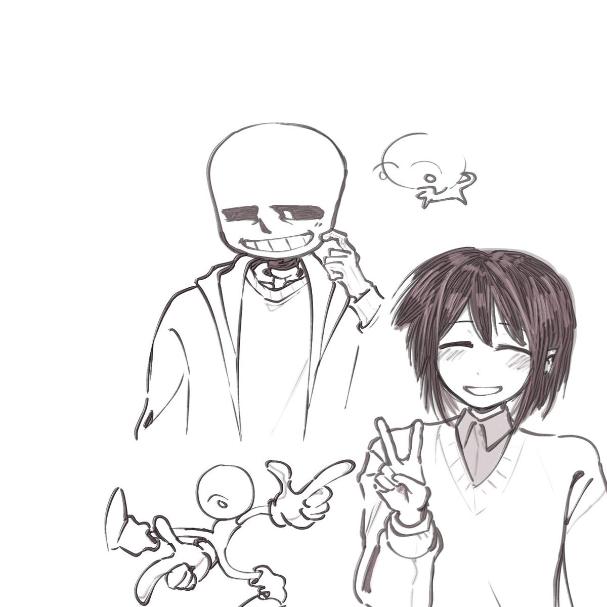 새 펜 때문에 그런가 그림체가 많이 바뀐 것 같지 않나요??☺