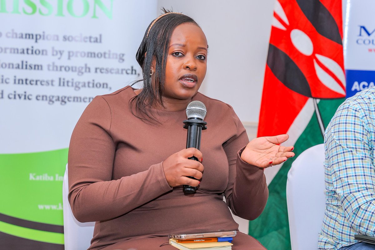 MediaCouncilK's tweet photo. @KenyaEditors @KUJ_Kenya @DavidOmwoyo @korirhk @jerryabuga @augustinevickie @MediaObserverK @DinahOndari @katibainstitute @juliawanjiku @KBCChannel1 @EneDajom @NationMediaGrp @EricLatiff @Shiundu @AfricaCheck_KE "Uphold editorial responsibility by ensuring full legal compliance in the use of AI, so that the law protects both journalists and media houses in the event of disputes or challenges." – @Jamilayesho, Ag. Deputy Registrar, @CCommissionKE &amp; Information Access Officer. #WRD2026 https://t.co/l0Jx3hYFuB