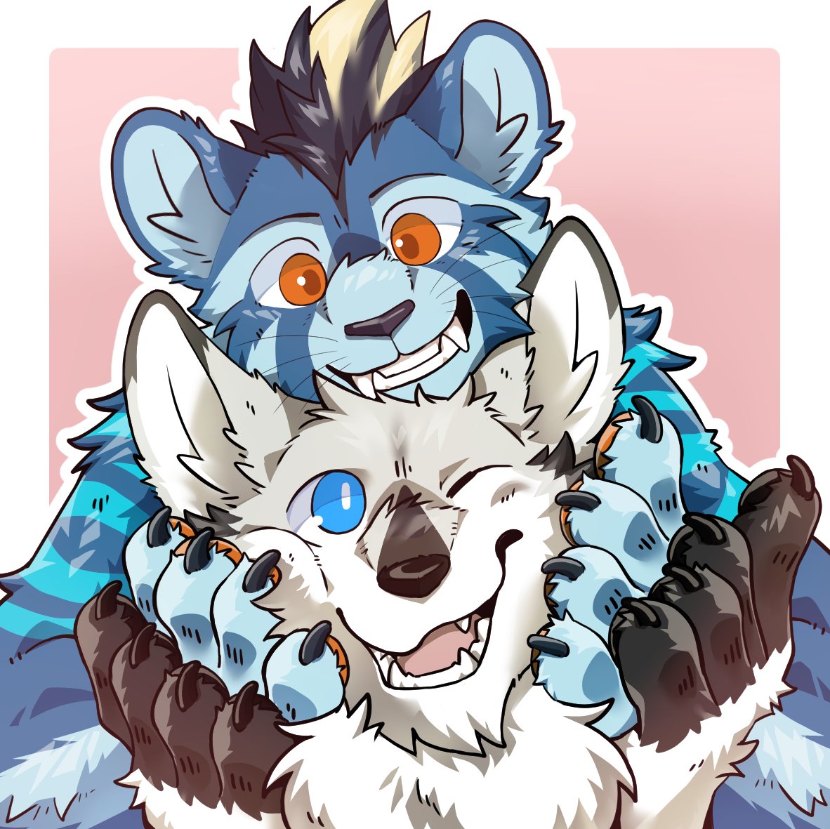 揉 +W+

#FursuitFriday 
🖌️<a href="/hubao_1124/">虎寶🐯commission open</a>