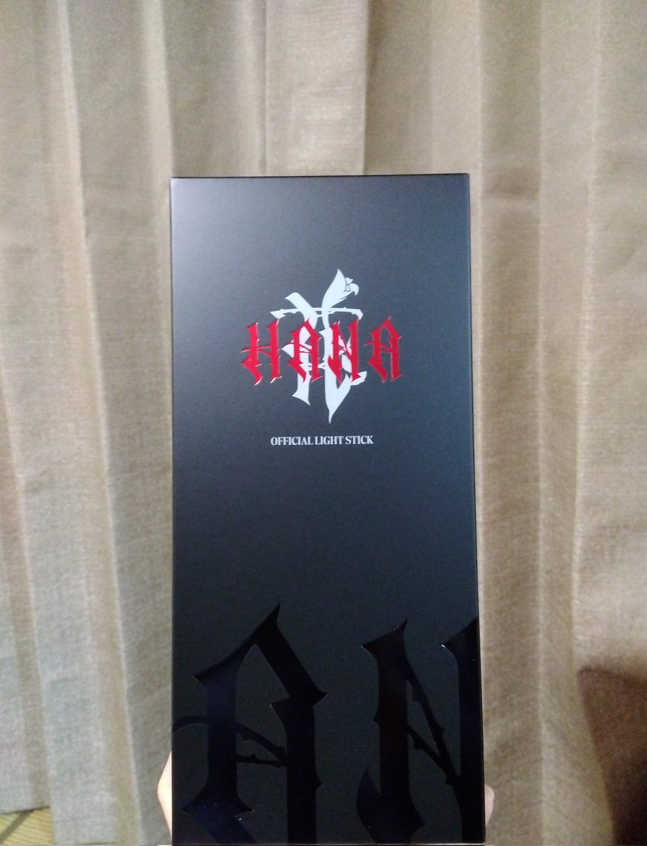 HANAちゃんペンライト届いた！めちゃ可愛い〜🌹❤️‍🔥🌹❤️‍🔥🌹