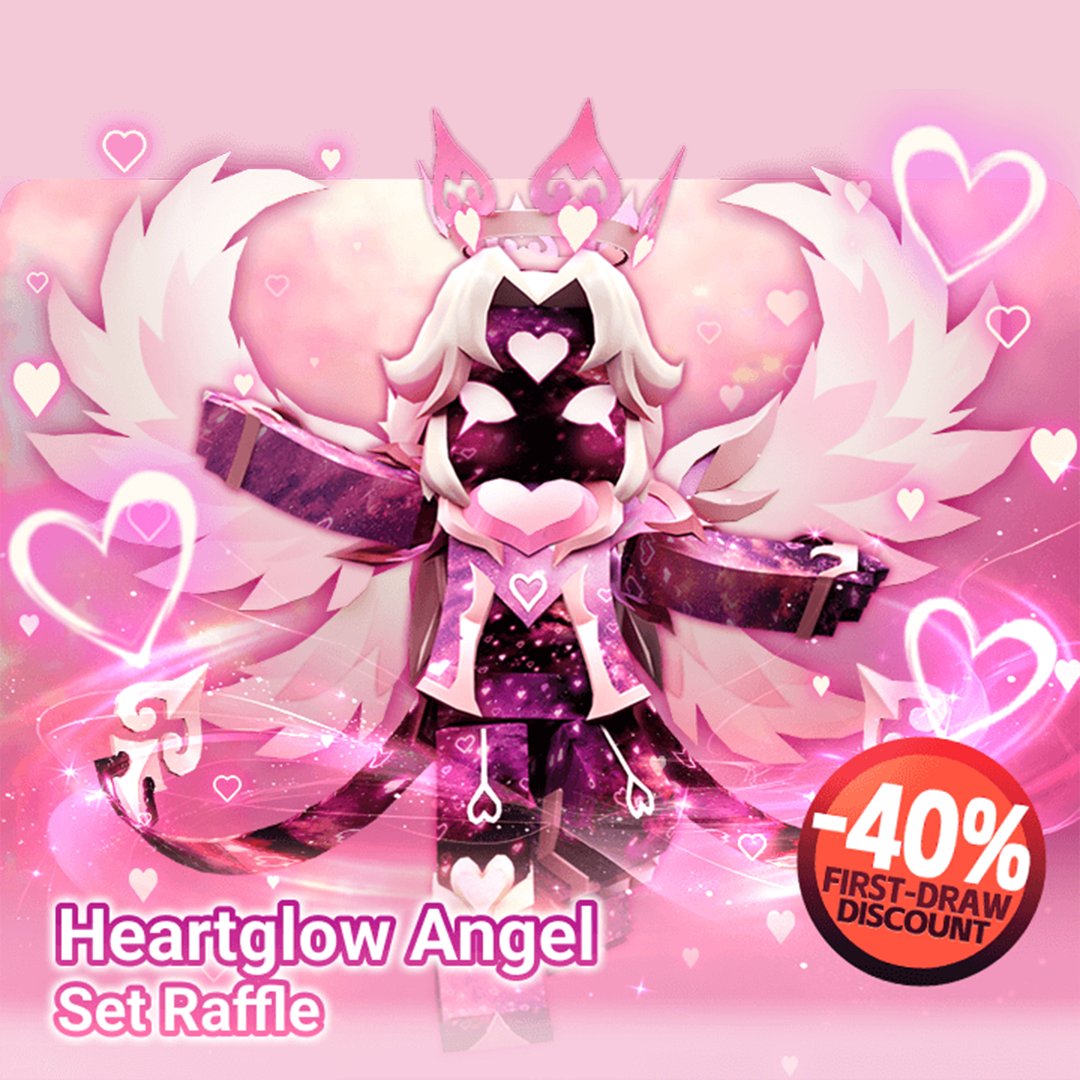 Blockmanfirst's tweet photo. 🥰Spread your wings and fight with pure light!
❤️ The new Heartglow Angel Set Raffle has been updated! Let's go and get it!
#blockmango #blockman #mmorpg #roleplay #onlinegame #mobilegame https://t.co/WabSddR3nb