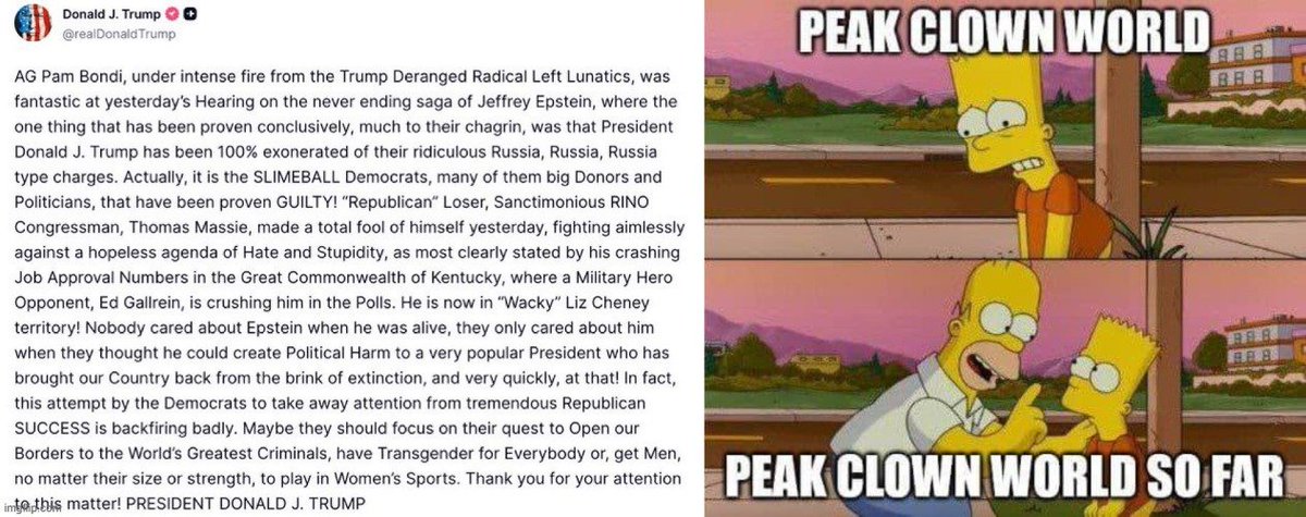 TimforSenate's tweet image. Remember that Trump literally ran on releasing the Epstein files....