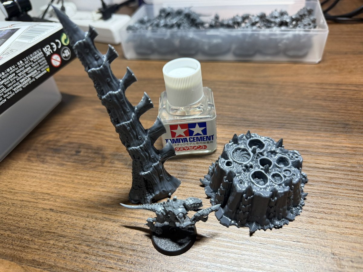 テレインも購入済みなのですが、 #100万体ミニチュアチャレンジ で