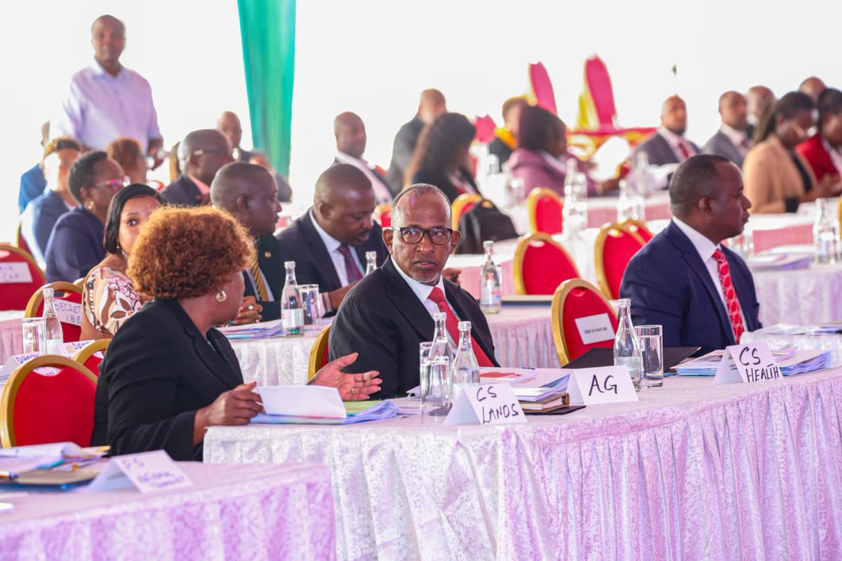 HonAdenDuale's tweet photo. Chaired by Deputy President H.E. Prof. @KindikiKithure, I attended the 29th Ordinary Session of the Intergovernmental Budget and Economic Council (IBEC), where I presented Kenya's current health status and the progress made under the Universal Health Coverage (UHC) agenda.

The Social Health Authority (SHA) has onboarded 29.4 million Kenyans and mobilized KES 142 billion across all funds since inception.

Through the National Equipment Service Program (NESP), medical equipment valued at KES 6.18 billion has been installed in 126 health facilities nationwide, strengthening access to specialized care. 

I urged Governors to sign the NESP addendums to facilitate operational funding for maintenance, ensuring sustainability at the grassroots level.

Maternal health remains a top priority. Over 900,000 beneficiaries have accessed SHA-supported maternal services, while KES 2.04 billion has been earmarked to support free maternity services in Level 2 and Level 3 government and faith-based facilities. The Teen Mothers Programme currently supports 48,273 young mothers across the country.

The Public Officers Medical Scheme Fund (POMSF), administered through SHA under the Mwalimu Cover and launched on 1 December 2025, now provides a comprehensive, digitally enabled package for teachers and their dependents, covering inpatient, outpatient, maternity, dental, optical and emergency evacuation services.

To enhance efficiency, joint Ministry of Health and SHA teams are rolling out County Clinics to address claims and system challenges at the county level, with visits already undertaken in Kisii, Kisumu, Mombasa, Mandera, Embu and Makueni.

Our focus remains steadfast. To deliver efficient, equitable and high-quality healthcare services for all Kenyans in fulfillment of the Fifth Administration's commitment to Universal Health Coverage (UHC).

I was joined in the meeting by Principal Secretary for Public Health and Professional Standards Ms Mary Muthoni and C.E.Os Dr Mercy Mwangangi (SHA), Dr Waqo Ejersa (KEMSA) as well as Eng Anthony Lenayara (DHA).