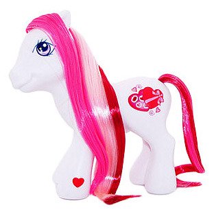 dollyanna_'s tweet image. Valentine's pony girlfriends, Wish-I-May and Wish-I-Might 🩷❤️🤍