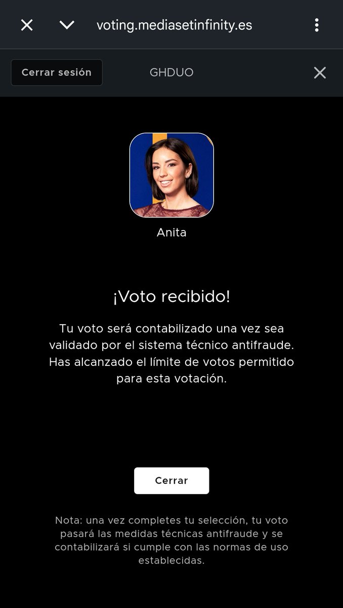 #GHDúo13F
Anita haga lo que haga esta semana no tiene salvación. Ya le puede lamer el culo a Cristina todo lo que quiera que esta expulsadisima.

Todo instagram y twitter esta votandola

Ana Arboledas a la calle.