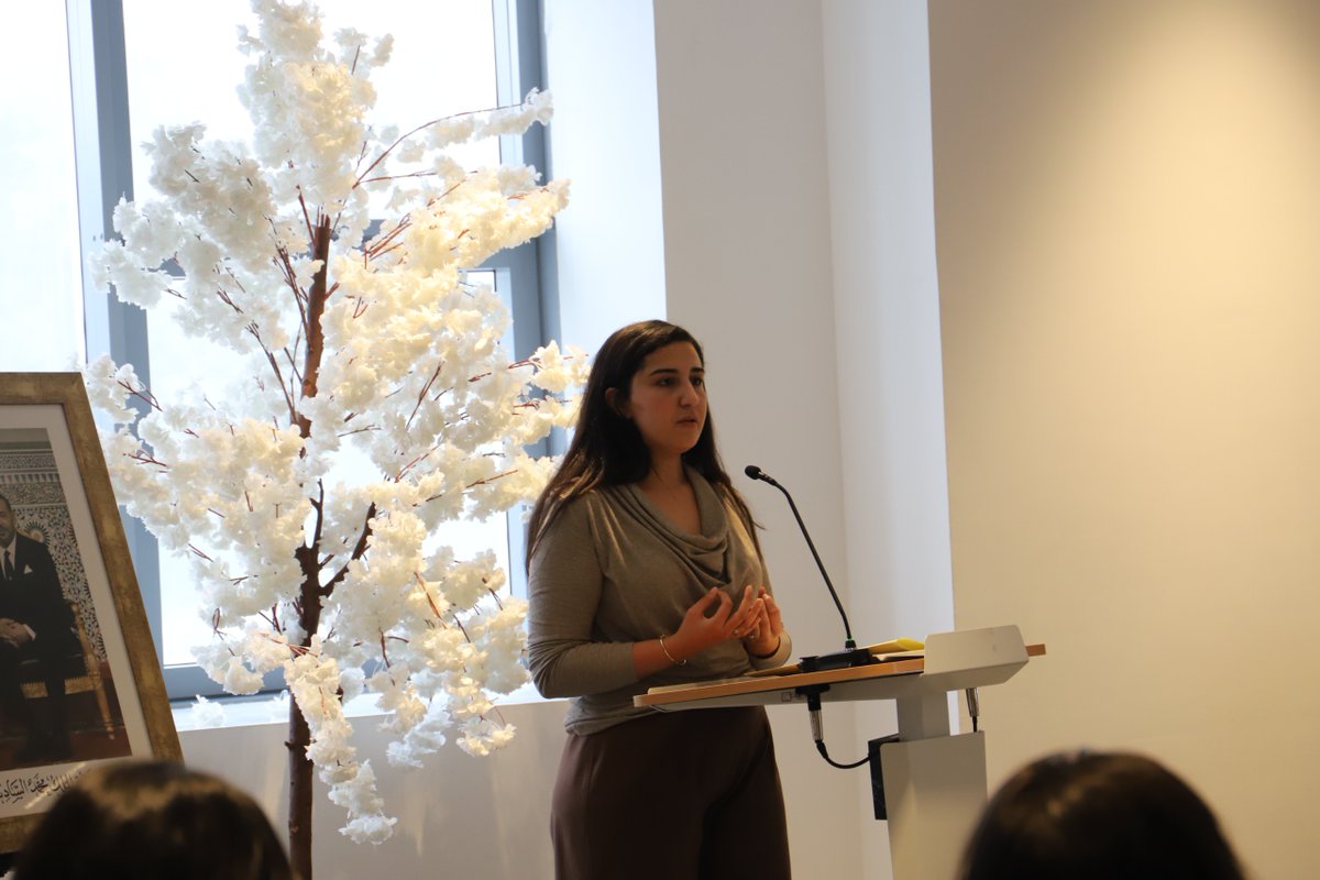 PolicyCenterNS's tweet image. 🔴 Fadila Filali, Manager de la Youth Leadership Initiatives section au Policy Center for the New South, a présenté la section ainsi que ses différents instruments dédiés à l’engagement et à l’accompagnement des #jeunes.