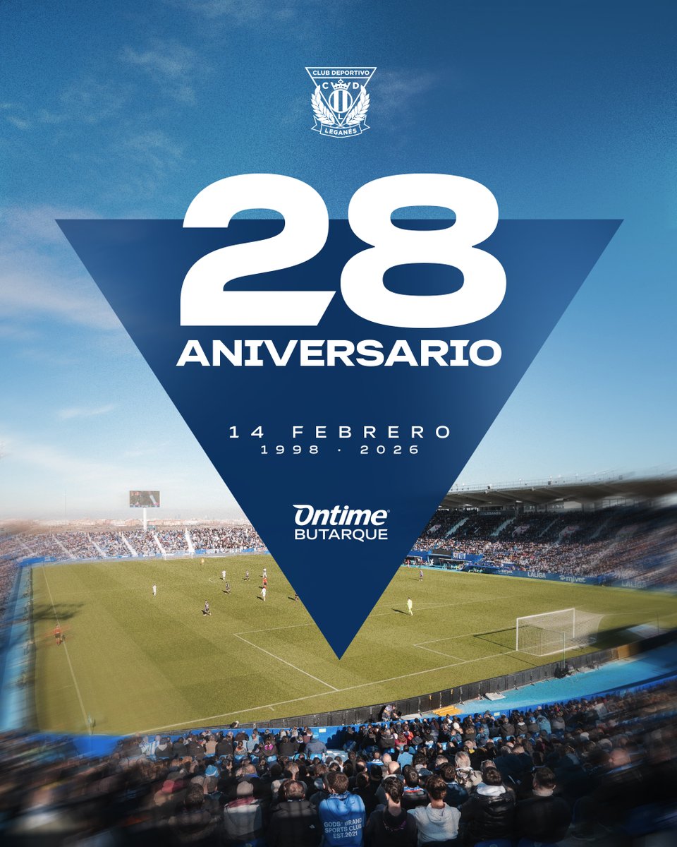 🎂 Nuestra casa cumple 28 años. ¡Por muchos más, <a href="/ontimebutarque/">Estadio Ontime Butarque</a>!