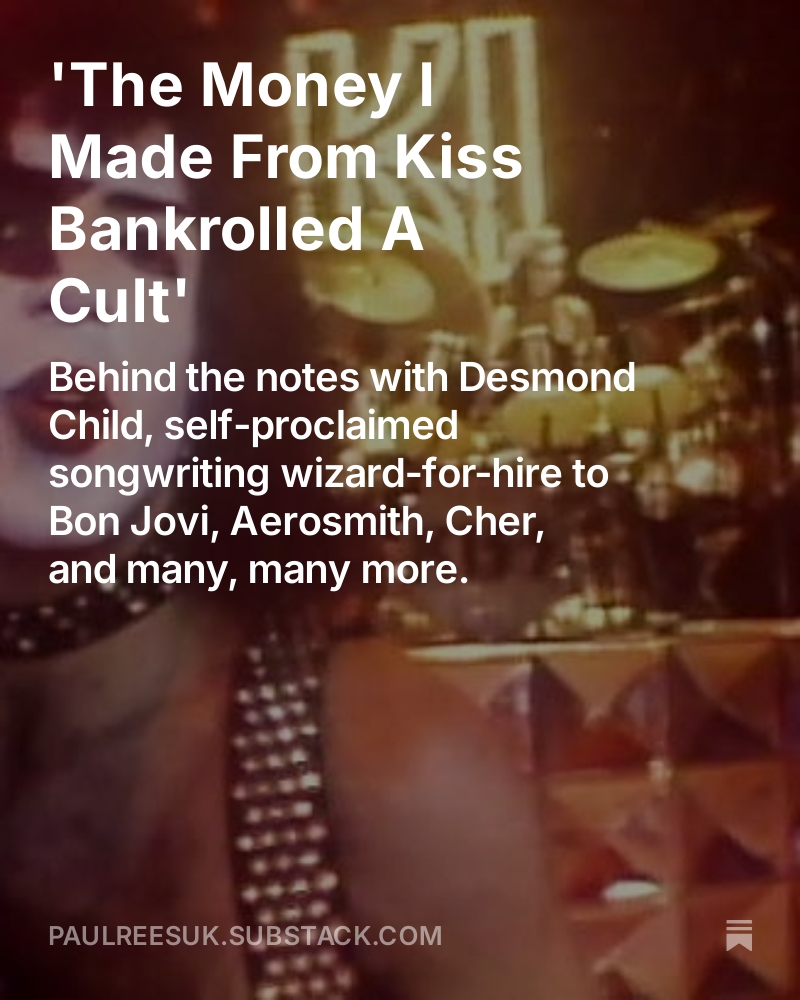 RT: The unvarnished stories behind the biggest hits by <a href="/kiss/">KISS</a>, <a href="/BonJovi/">Bon Jovi</a>, <a href="/Aerosmith/">Aerosmith</a> &amp; more. My latest Substack. Please do read, subscribe to, and share at the link:

open.substack.com/pub/paulreesuk…

#RaisedOnRadio #classicrock