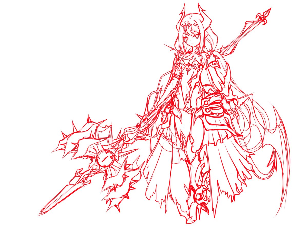 線画担当エンテンカ「ギャーーーッ!!!」 