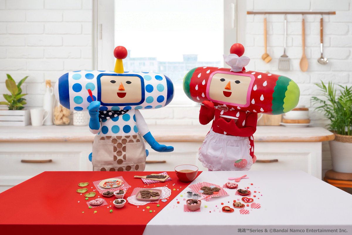 ・・・・・アラ？
ジュントイチゴチャンダ。二人デ何ヤッテルノ？

・・・エ？チョコレートヲ作ッテル？
エェ？クレルノ？王様ノタメ？
王様、感激シマシタ！！！！

#バレンタイン #Valentines
#チョコレート #chocolate
#塊魂 #katamari #katamaridamacy