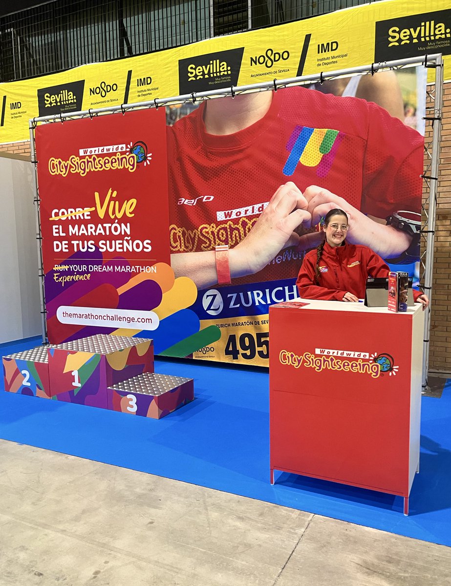 Are you visiting the <a href="/MaratonSevilla/">Zurich Maratón de Sevilla</a> Expo Marathon? Why don’t you pop and say hello at our stand? ☺️

Don’t hesitate to ask us about anything you may need to fully experience Seville during the Marathon weekend 🙌🏻

#zurichmaratonsevilla26