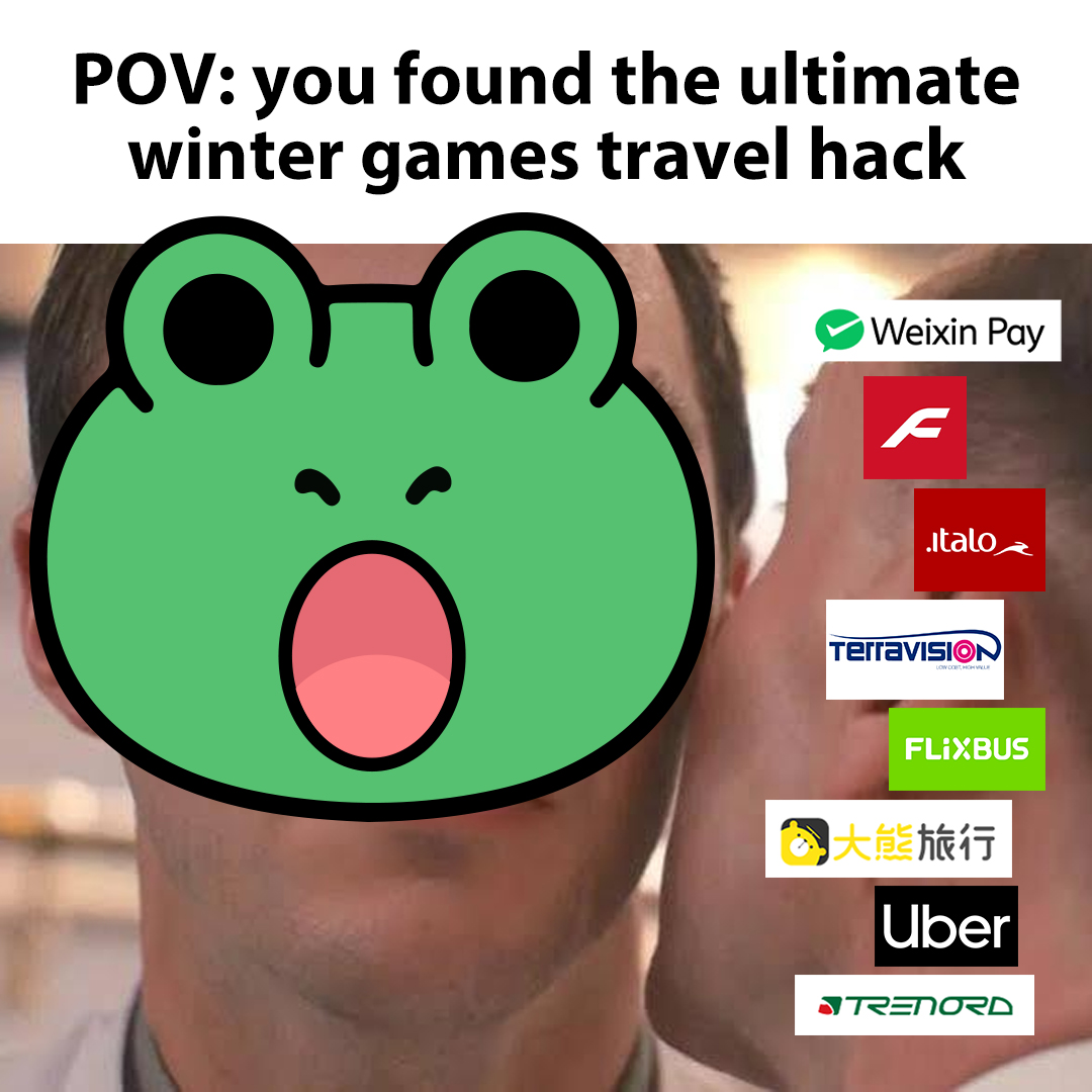 Weixin_WeChat's tweet image. Travelling for the Olympics Winter games and realizing Weixin Pay works at all these spots. @FlixBus @Uber @OfficialTrenord @ItaloTreno @Frecciarossa_IT 
#Weixin #WeChat #WeixinPay #Olympics2026  #WinterOlympics