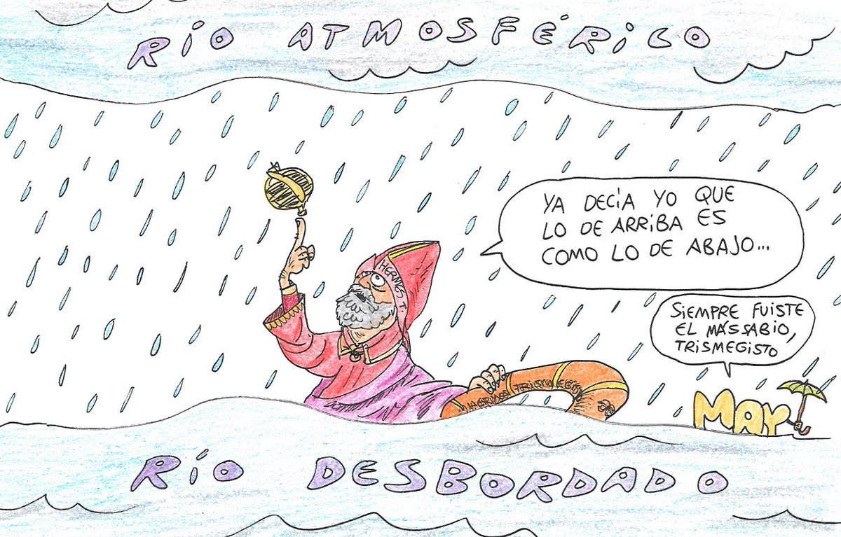 La sucesión de #borrascas desde que comenzó 2026 tiene mucho que ver, según especialistas, con los #ríos atmosféricos, sistemas que transportan altas concentraciones de #vapor de #agua a varios kilómetros de altura.  

#MundoMay #Hermes #Trismegisto 

efeverde.com/rios-atmosferi…