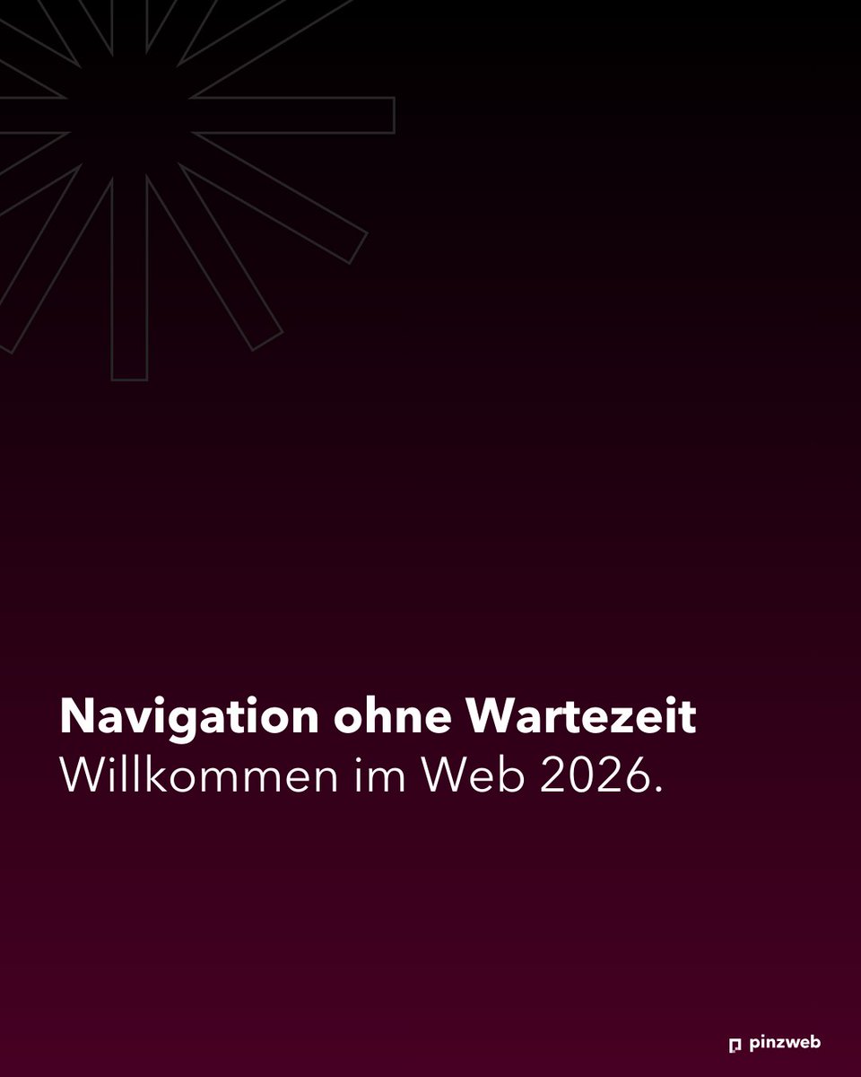 Pinzweb_at's tweet photo. Websites fühlen sich 2026 anders an – schneller, direkter, reibungsloser. ⚡
Der sogenannte Back-Forward Cache verändert, wie Nutzerinnen und Nutzer durch Websites navigieren – und was technisch künftig berücksichtigt werden muss.
jetzt im Blog: https://t.co/CAIJzG724y https://t.co/0mMP7Epfni
