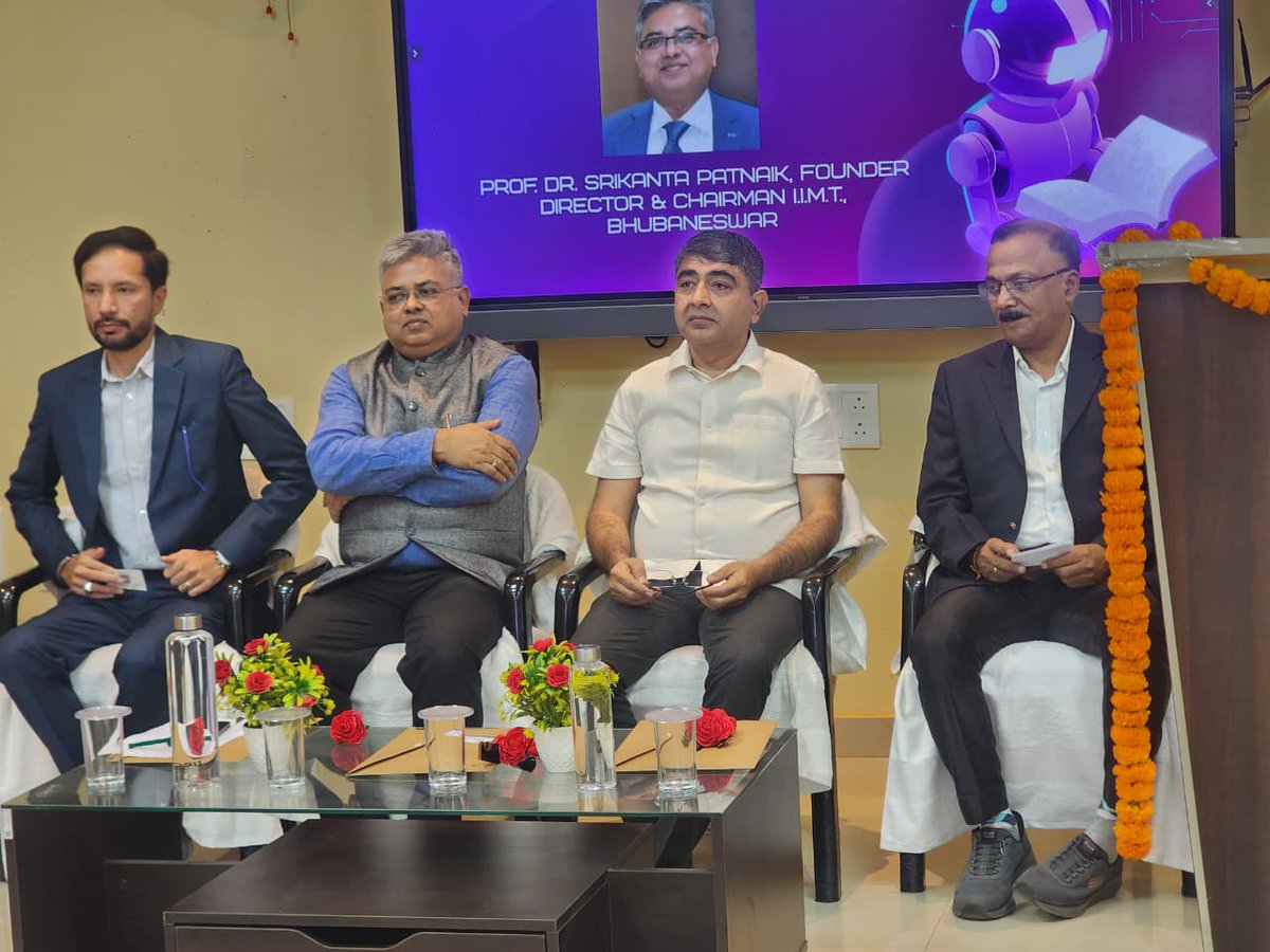 SDTEOdisha's tweet photo. Comm-cum-Secy @SDTEOdisha inaugurated the Workshop on #AI in Polytechnic Education at Govt. Polytechnic, Bhubaneswar today. https://t.co/ahGU2OIqzX