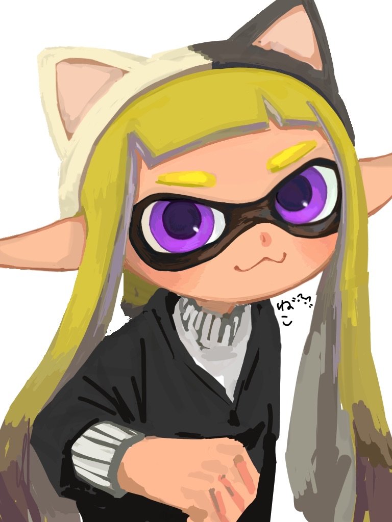 m0funek0's tweet photo. おださんが僕のイカちゃんを描いてくれました🐱 めっちゃ可愛いくて嬉しいー！✨神ですありがとうございます🙇‍♀️ https://t.co/J93aNnzOS4
