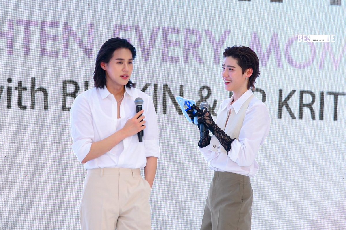 [ Event ] : SKINTIFIC Brighten Every Moment with BILLKIN &amp; PP KRIT 🤍✨

#SkintificEveryMomentxBKPP 
#SKINTIFICxBILLKINPP 
#377คืนผิวดีบิวกิ้นพีพี 
#Bbillkin #บิวกิ้น 
#Besidebillkin