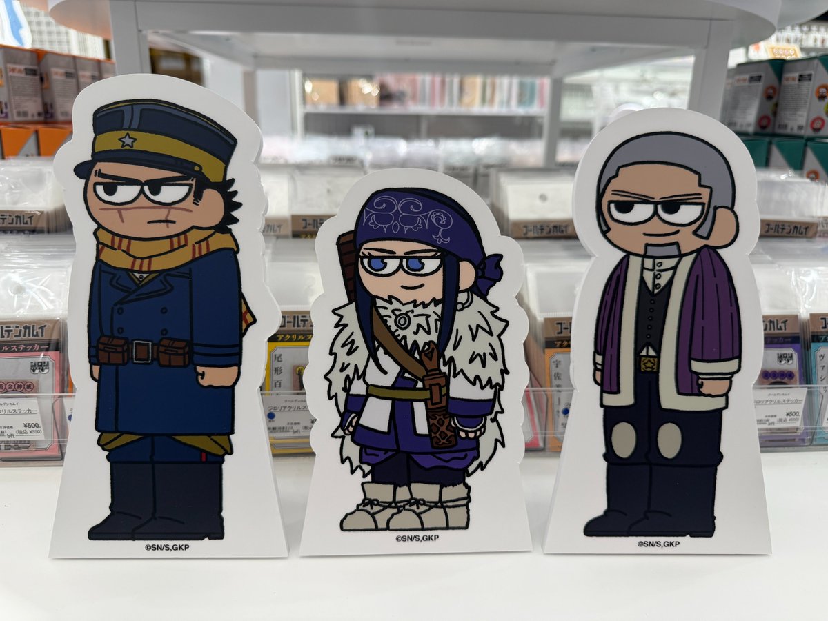 ゴールデンカムイ　ロフト　ポップアップ　アクリルスタンドセット ゴールデンカムイPLAZA 池袋ロフト会場 1/13(火)スタート！ 描き下ろし