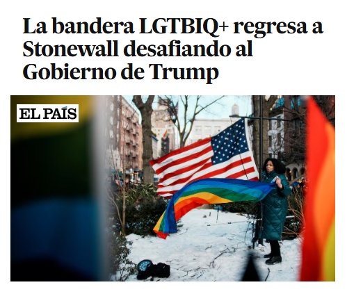 🇺🇸 | Tratan de convencernos que los grandes desafíos que enfrenta Trump son movimientos arcoíris totalmente integrados en el capitalismo rosa y reguetoneros machistas multimillonarios. 

La operación es impecable: borrar del mapa a la clase trabajadora.