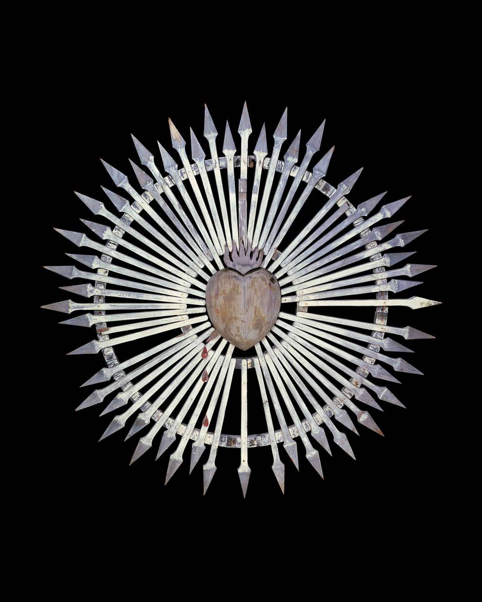 Sacred Heart of Jesus, c. 1900, Paint on wood, American Folk Art Museum.