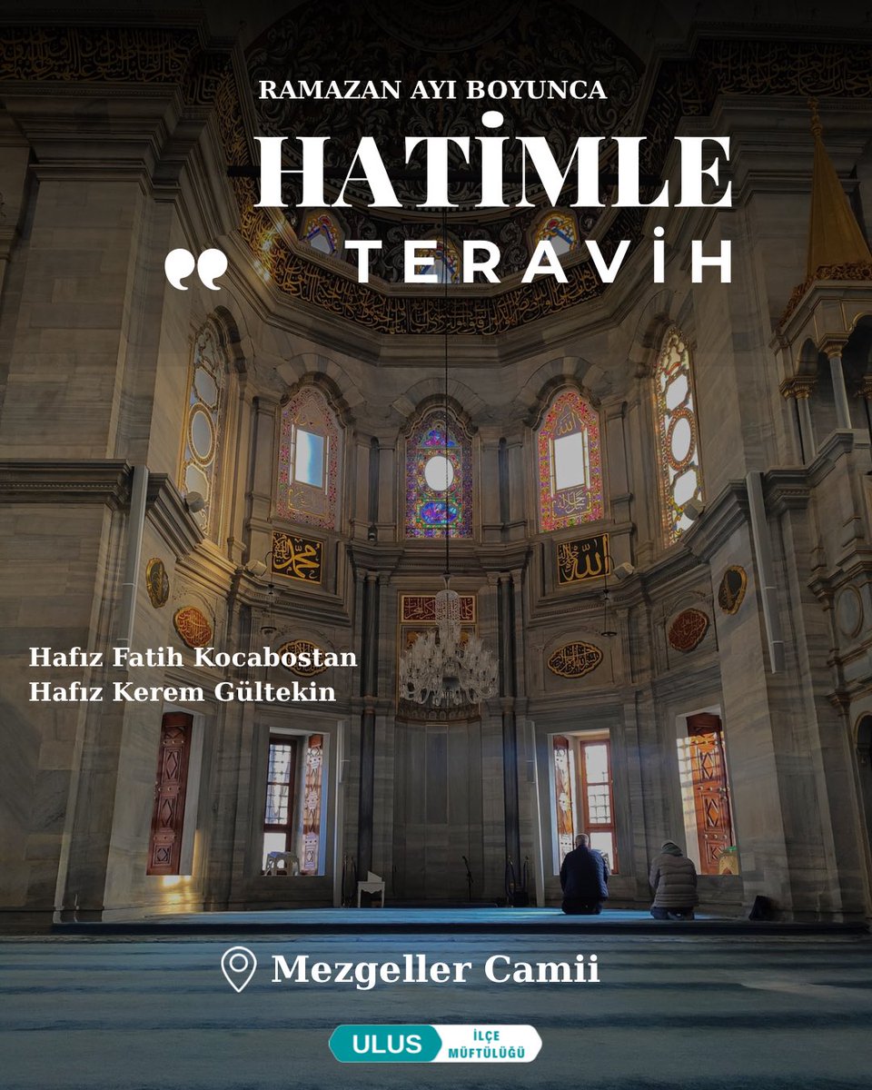 ULUS İLÇE MÜFTÜLÜĞÜ (@ulusmuftuluk) on Twitter photo 