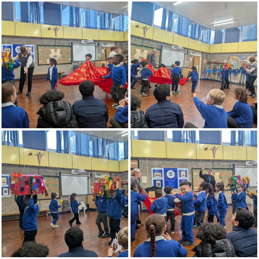 Y5Hazel2025's tweet photo. Year 5 were so lucky to watch their buddies in reception perform a Chinese New Year dance! It was wonderful! @StAnnesLiv @RMaplestannes https://t.co/cSVdhogtFP