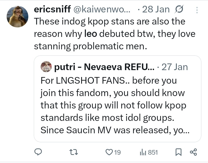 ⚠️ MASS RNB ⚠️

☑️ hate, abuse or harassment 

acc: tinyurl.com/5v9fw7he
twt: tinyurl.com/u6pmuhhy

throwing hate towards 🦁 and ❄️🐆

❕DO NOT ENGAGE