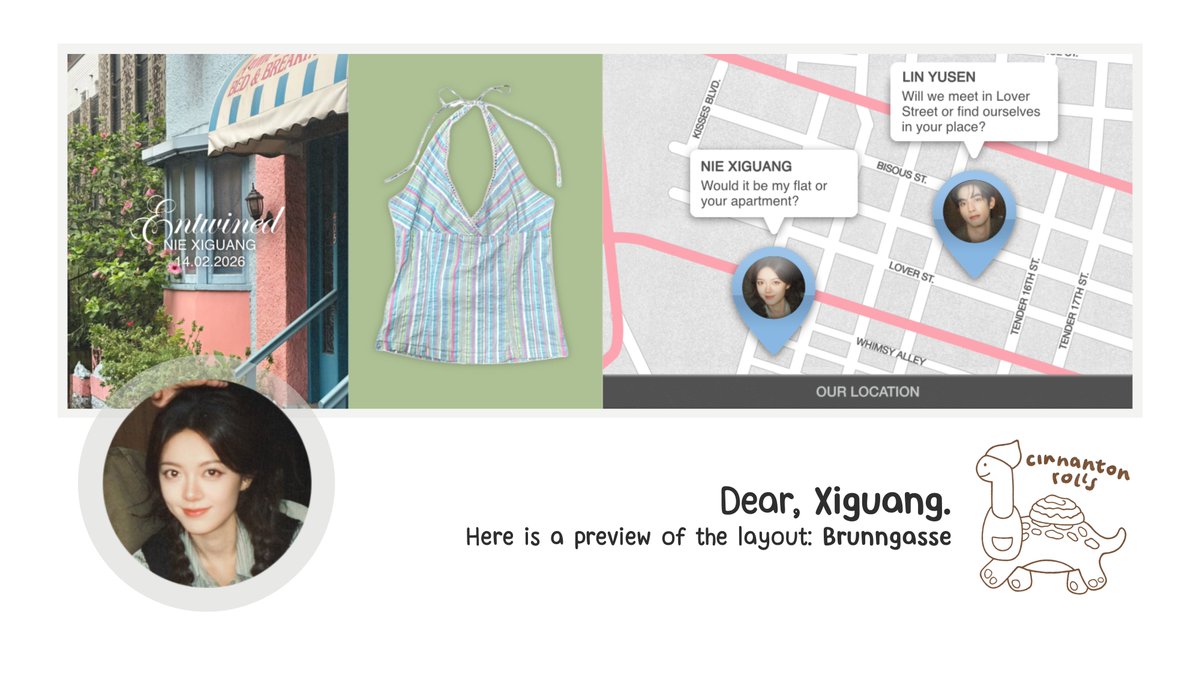 theTeenyBrachio's tweet image. Help repost please? Thank you! 💗 #zonauang

Nara ada 4 layout dengan faceclaim Esther Yu, Zhao Jinmai, Zhang Ruonan, dan Xu Ruohan yang bisa kamu bawa pulang sekarang juga! &amp;gt;___&amp;lt;

💰 IDR 14K/ea (harga khusus RS)
🦕 + IDR 2K for extra ava! (Couple)
‼️ Free retext &amp;amp; preview!