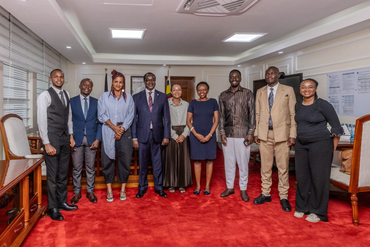 OgingaDerick's tweet photo. I accompanied our Super Patron Ms. @charlruto  to a strategic engagement with the Cabinet Secretary for Education, @HonJuliusMigos  alongside @Microsoft and @CanvaEdu Africa team, to explore a framework for Canva for Education. https://t.co/cEMR3WAxSo