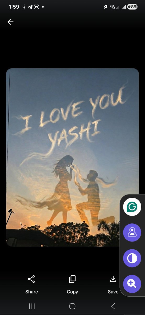 AI did this

And I had to say yes lol 

Such a cute one 

#googlegemini