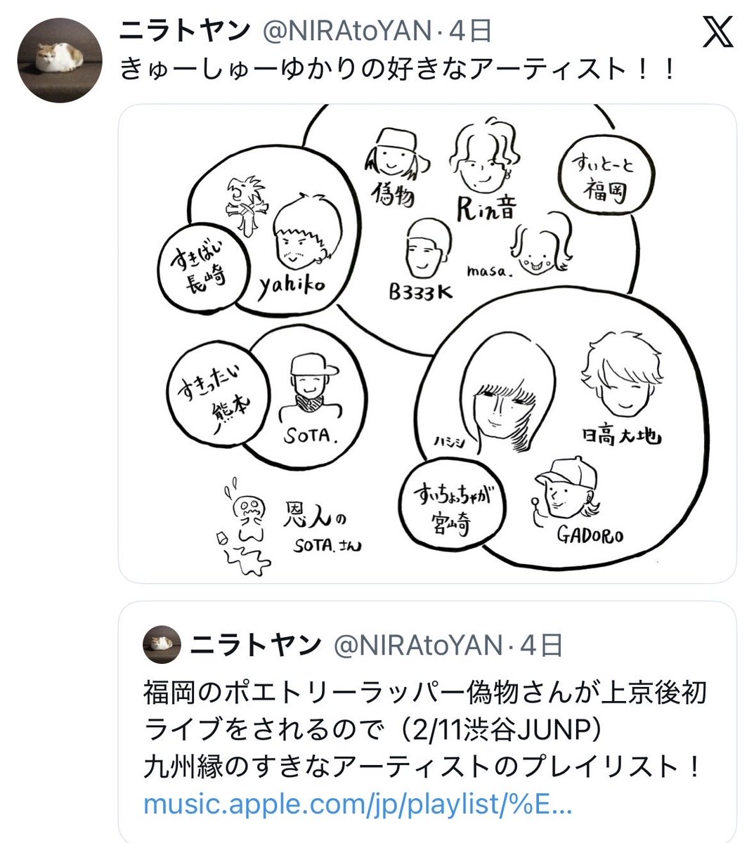 ニラトヤン tweet media