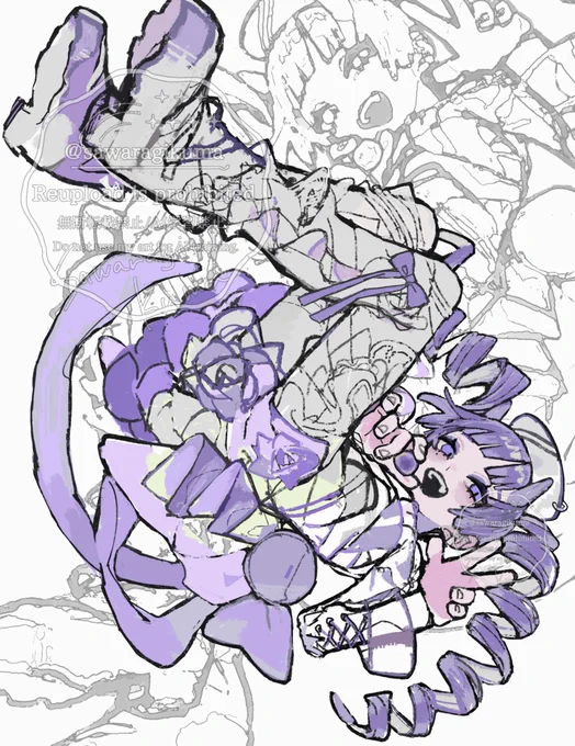 こういう絵を描きますのやつです 無性別な人外ちゃん 好きになってくれ