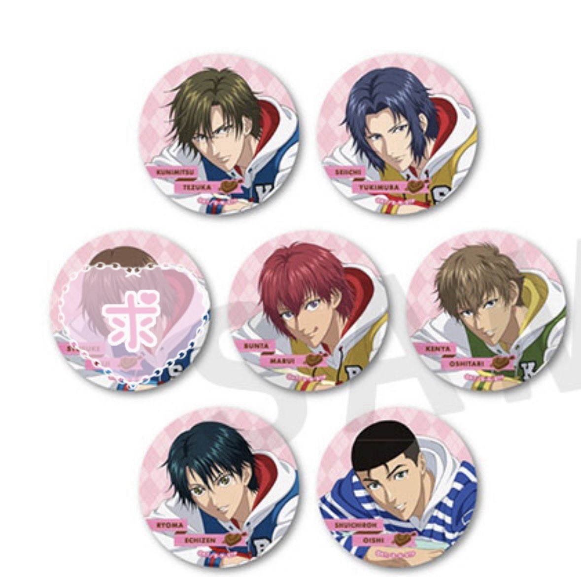 テニプリ 不二 バレンタイン 缶バッジ 交換/譲渡】 新テニスの王子様 /テニプリ/FEEL MEE/バレンタイン