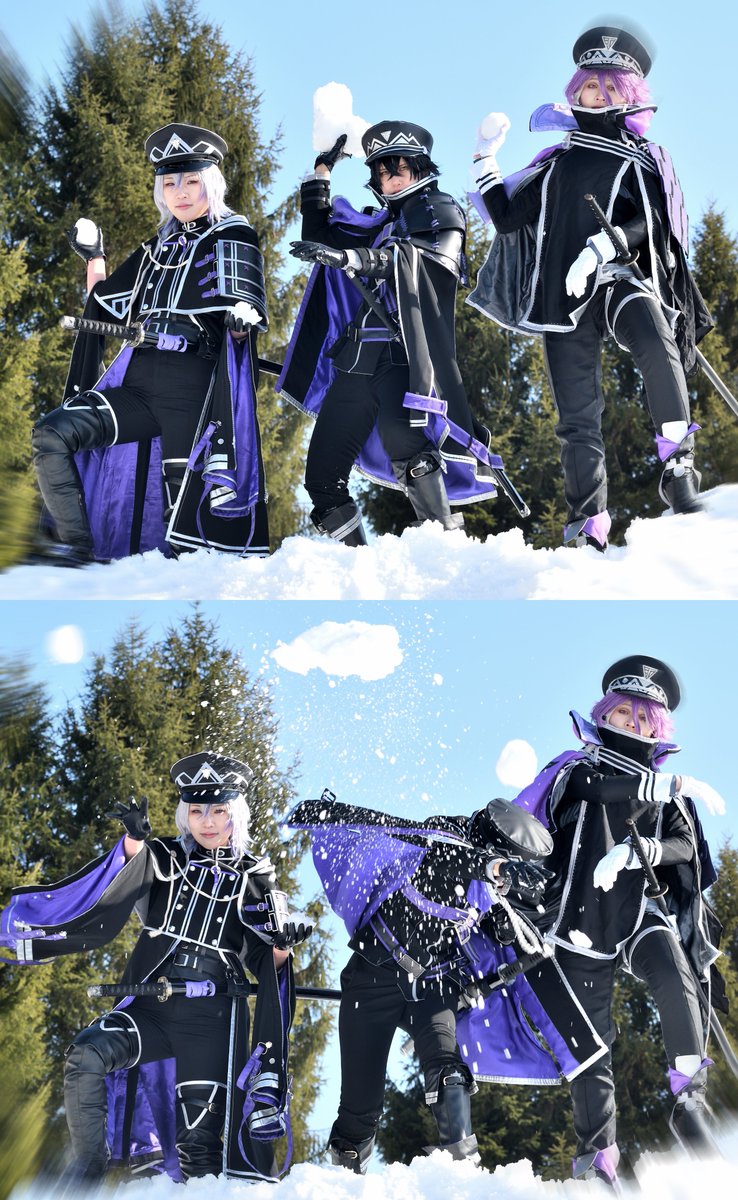 コスプレ 刀剣乱舞 江戸▼▼▼
----------

あ！あれは！！

チーム江戸三作だーーー！
(本丸雪合戦？)

----------
📸ゼルビスさん