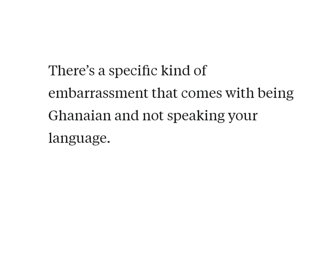 jesuisjemimaa's tweet photo. Hi guys I’m Jem, and I wrote about what it feels like to grow up Ghanaian without speaking your mother tongue. 
Read it on my Substack ⬇️

https://t.co/phqu77D2yP https://t.co/5rpnCqW3v0