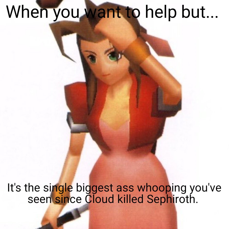 Saint_Pingu's tweet photo. #justiceforTifa, #HOLYshit, #OOF, #heywatchtheflowers, #TifagoPEWPEW, #RAW2K25, #needahero? #thefuckyoudoingirl, #dillydally, #comeonsabin, #OnehitKO, #cinema https://t.co/uKYxuApZKS