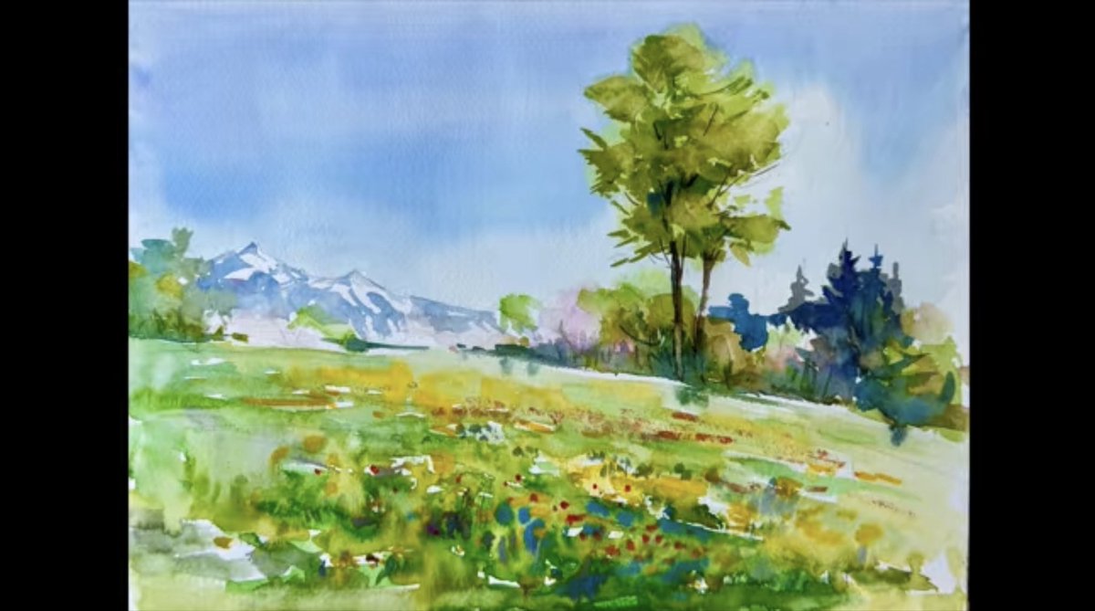 💧「水彩なぜ濁る？」 この悩みを2つの技法で解決します🎨 新作YouTube