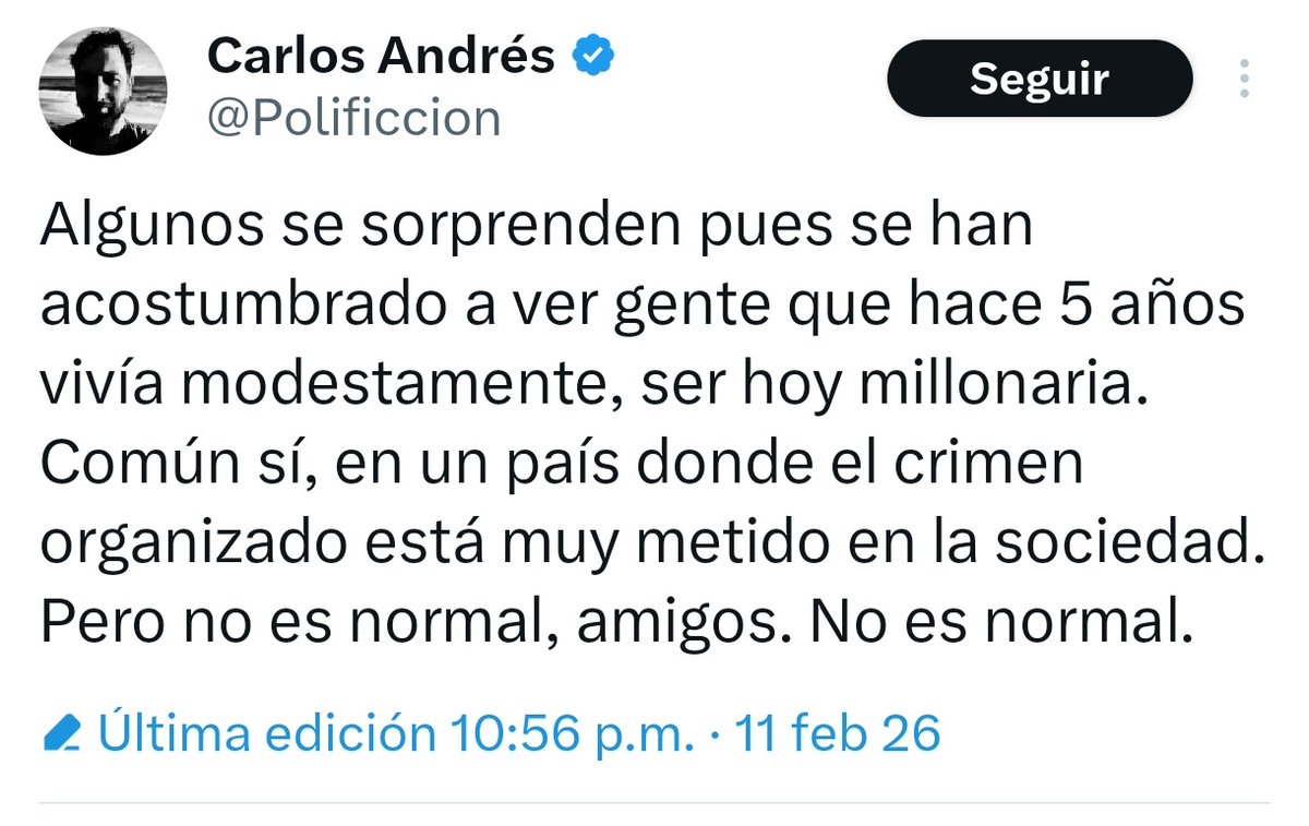 Como tu papá, por ejemplo