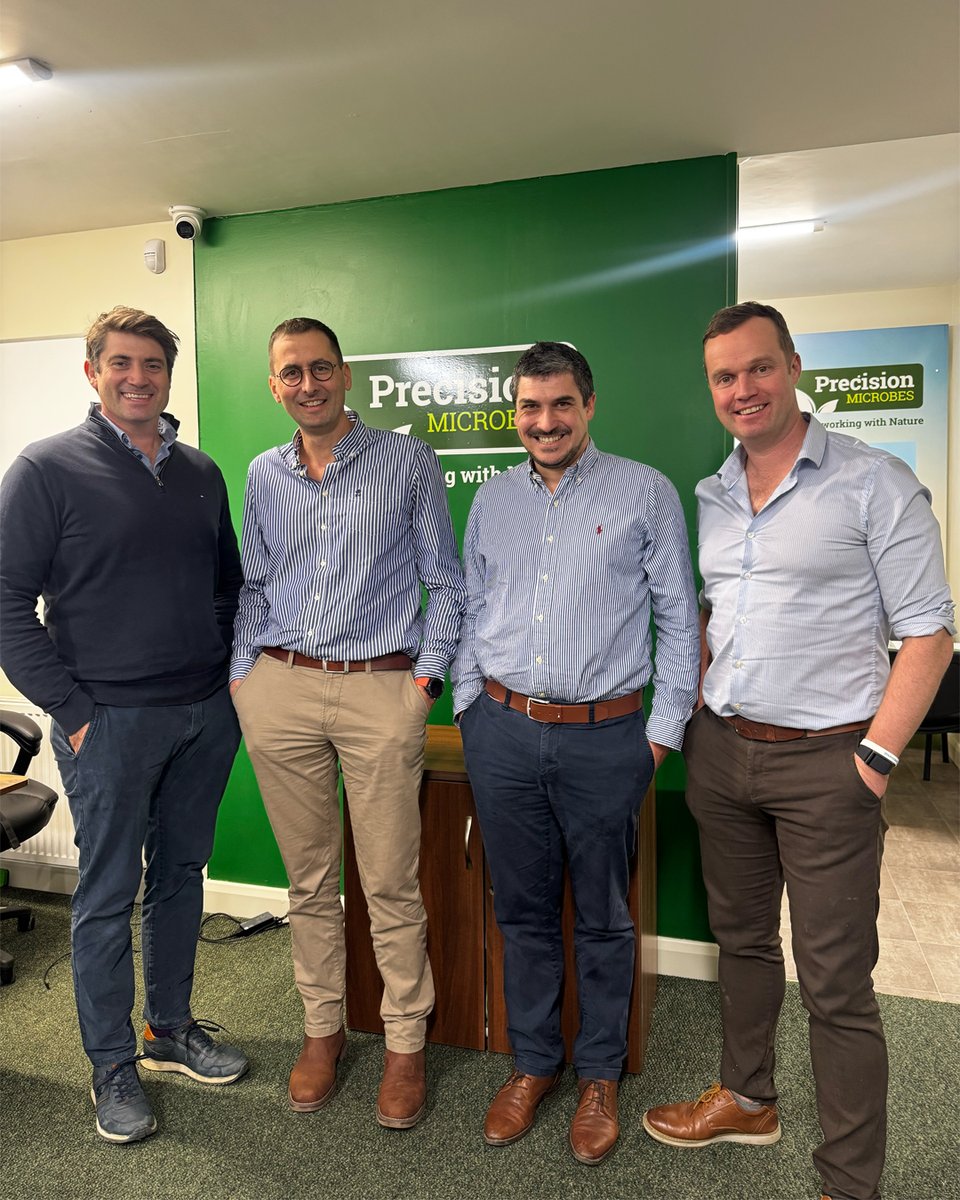 PM_animalhealth's tweet photo. Precision Microbes has partnered with CANEVAS as our new distributor in France 🇫🇷
Great to welcome Maxime & Olivier to our premises last week.
Proud to partner with a team supporting vets & farmers as part of our international expansion 🤝
#PrecisionMicrobes #CANEVAS https://t.co/EEmZey3o71